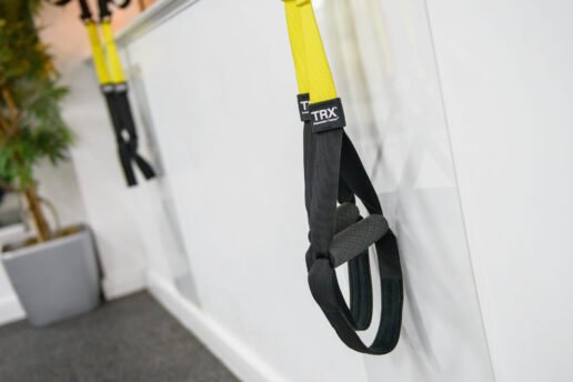 TRX equipment in gym