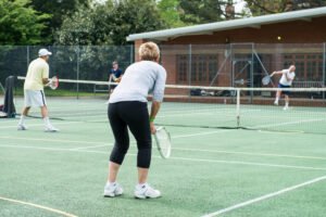 tennis courts