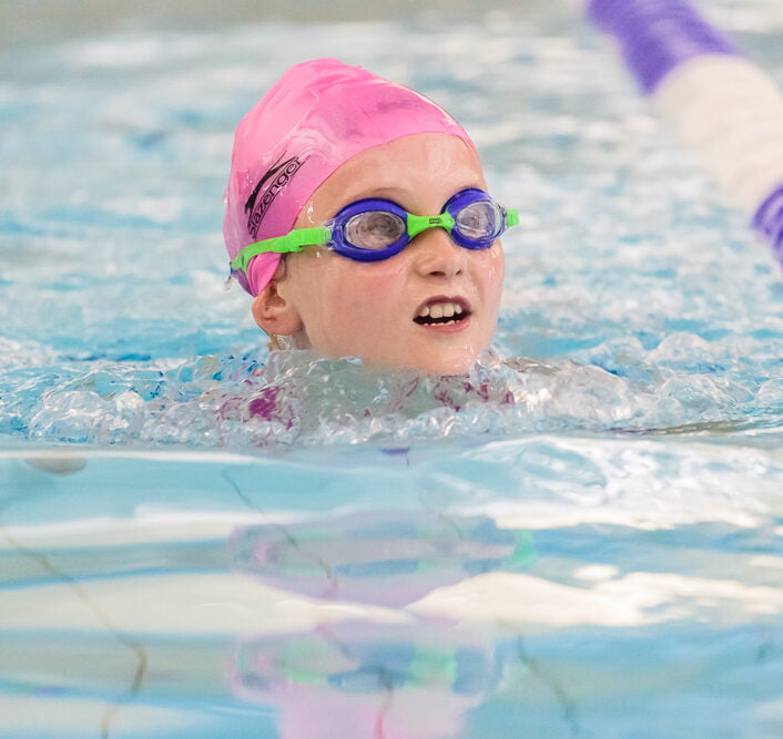 Swimming lesson for pre-school age child