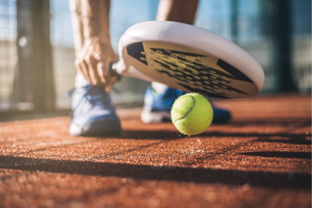 Person playing padel