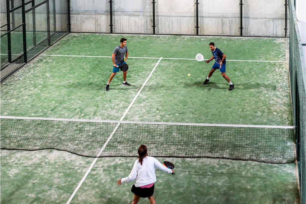 A match of padel