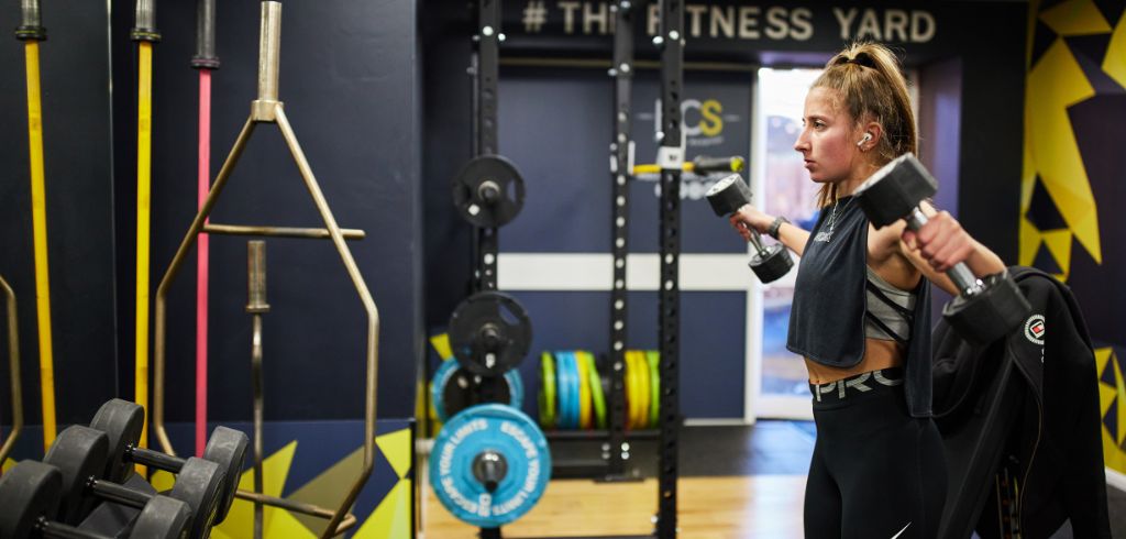 woman working out at bluecoat sports