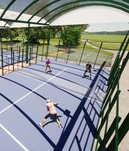 Bluecoat Sports padel court mock ups