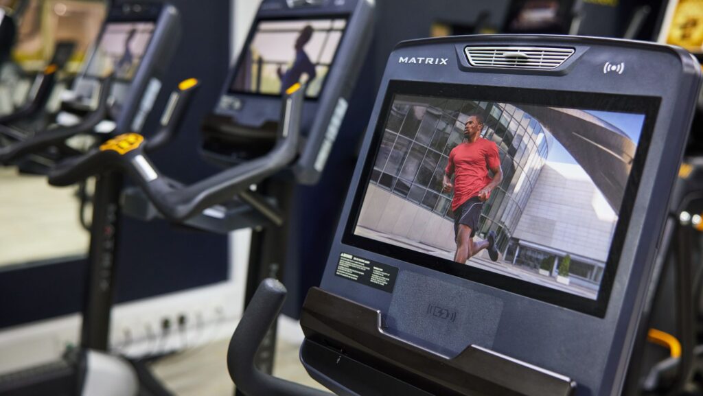 matrix training equipment with virtual screen