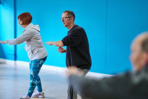 man and woman in tai chi class at bluecoat sports