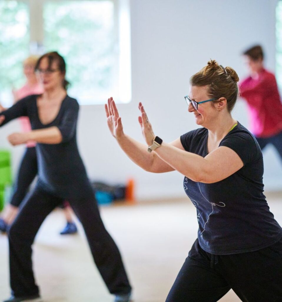 women in tai chi class at bluecoat sports