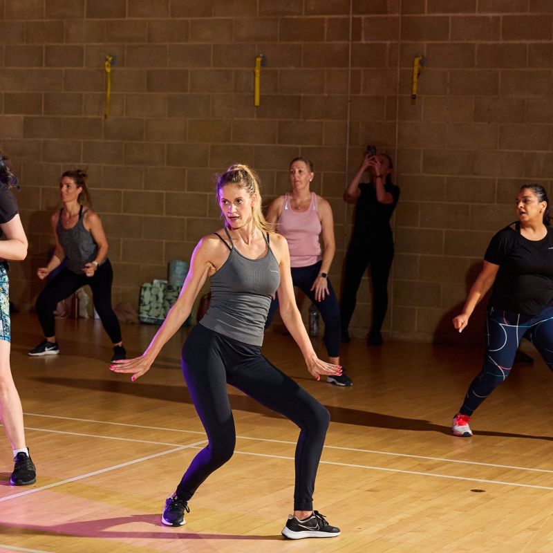 women dancing in dance class at bluecoat sports