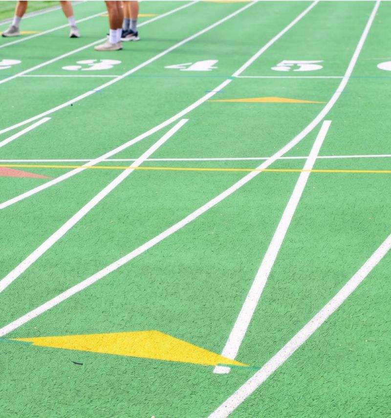 running track lanes