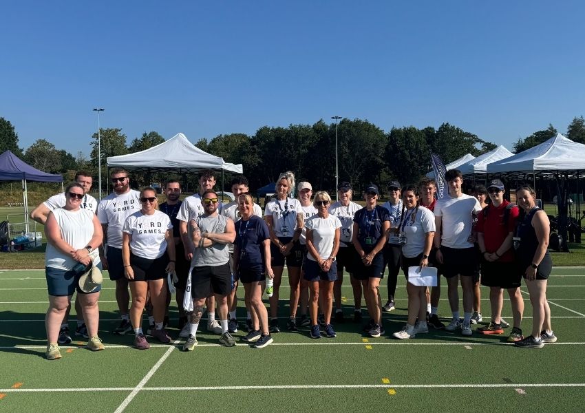 yard games group photo