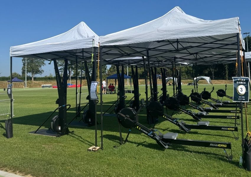 yard games tent